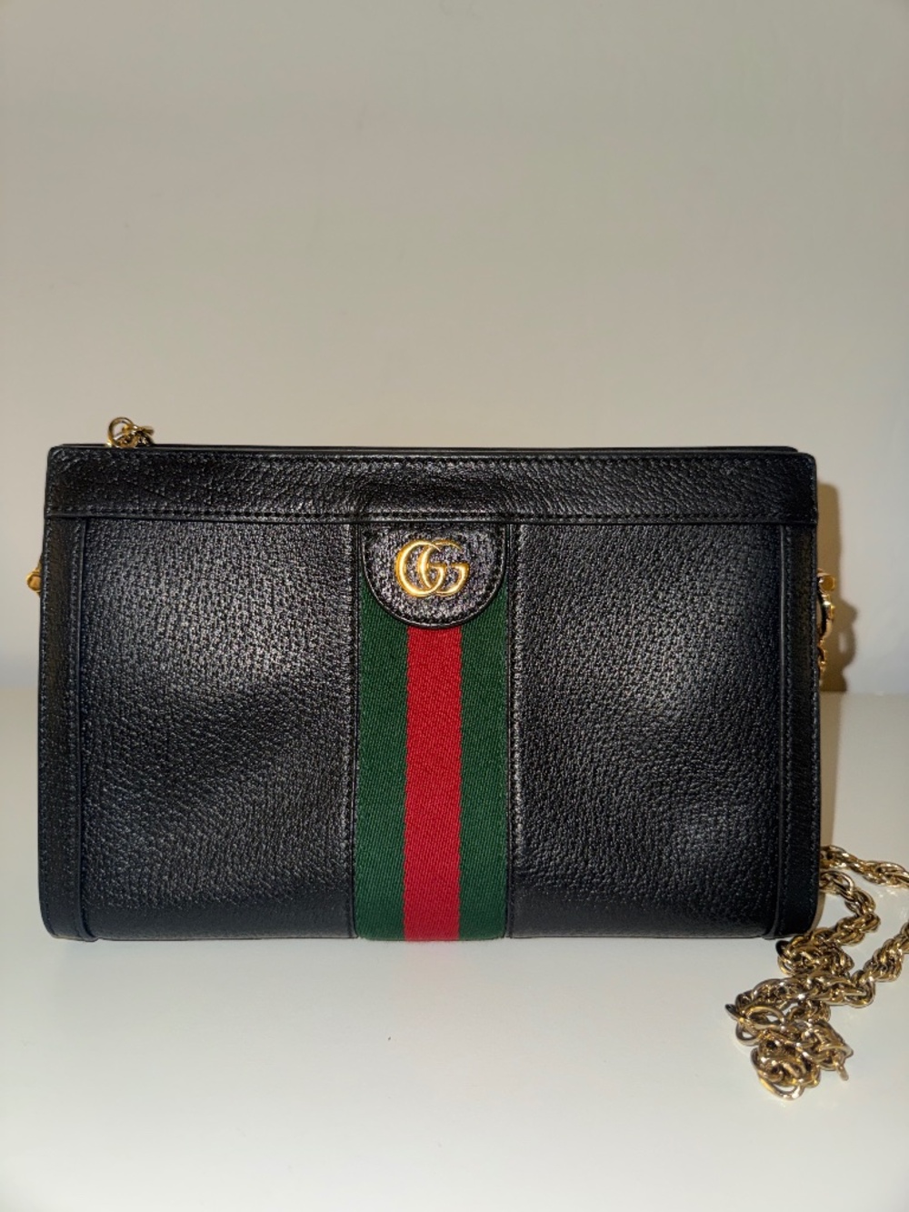 Black Gucci Purse gold hardware